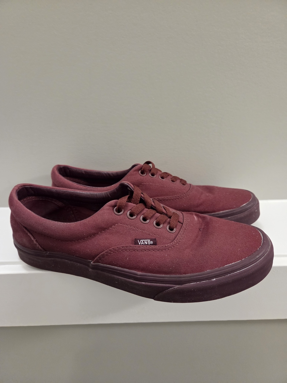 Vans Era Tonal Port Royale Maroon/Burgundy Sneakers - Mens 10